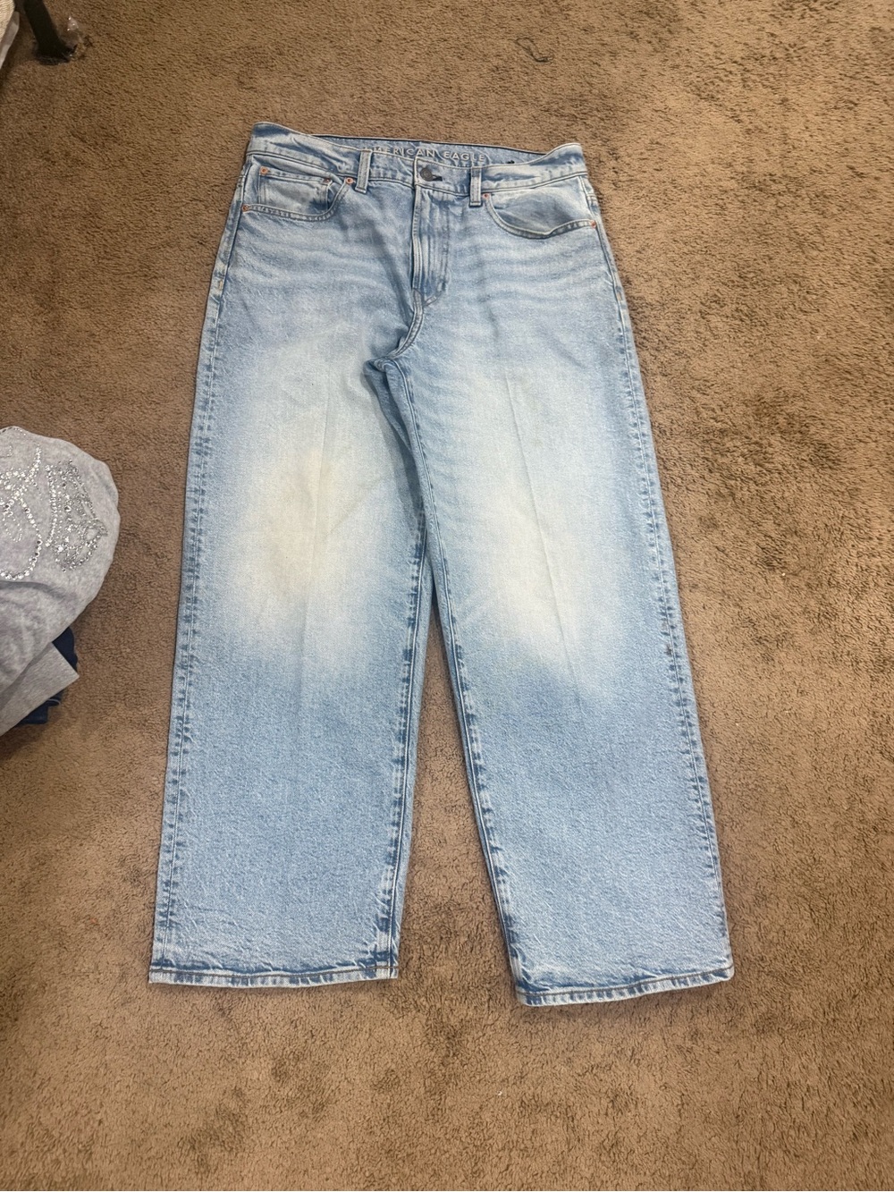 American Eagle Outfitters Light Blue Relaxed Jeans